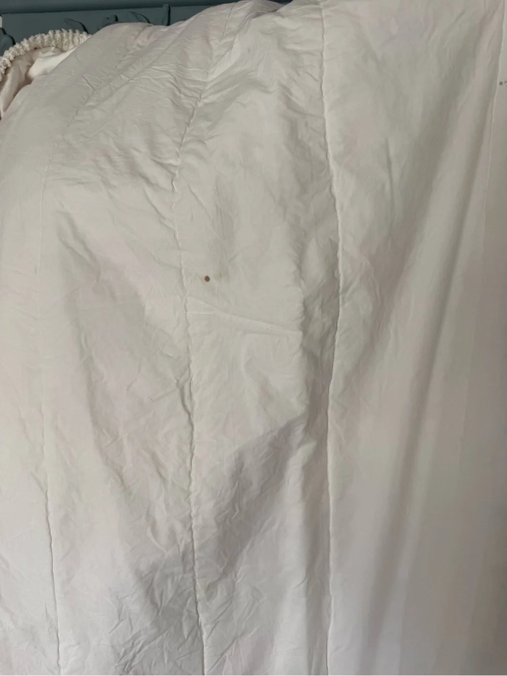 Shabby chic comforter twin (minor flaw) - Picture 3 of 7
